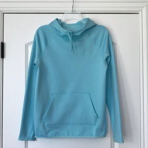 NIKE Therma Fit Hooded Sweatshirt Teal sz XS